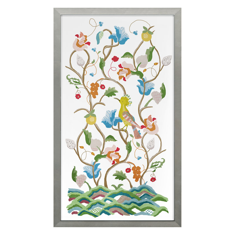 Jabo Print by Dana Gibson, 24" H x 14" W, Silver
