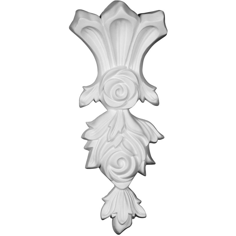 Juniper 10.12'' H x 4.5'' W x 2'' D Urethane Onlay Scroll