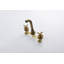 Robinet de lavabo mural avec drain escamotable (sans trop-plein)-118499433