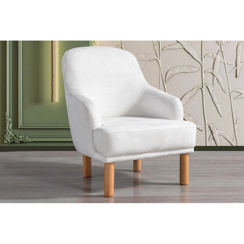 Fauteuil à oreilles, Crème