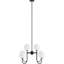 60.08" - Glass - Black - Chandelier
