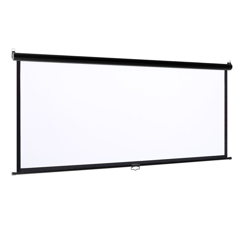 Inbox Zero Outdoor Manual Projector Screen Projector Screen, 177cm H x 244cm W x 0.04cm D