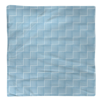 Serviette de table en coton de couleur contrastée