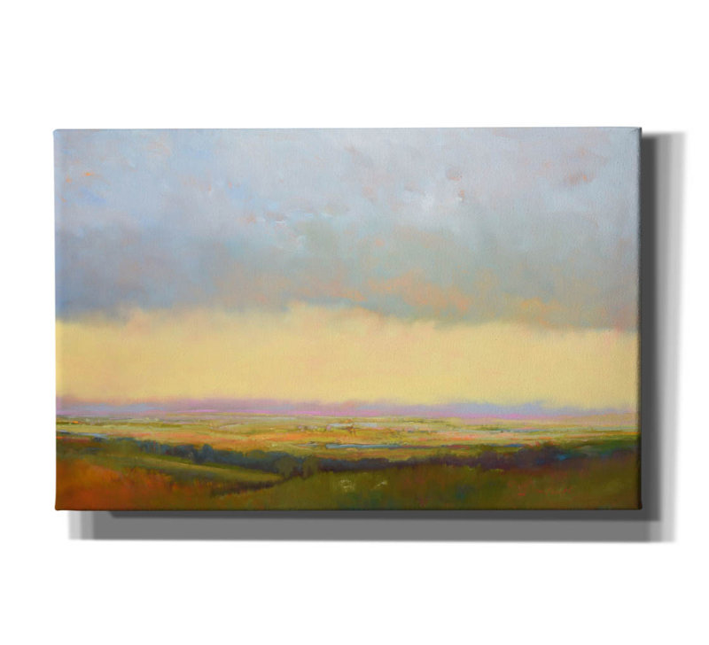 " Distant View " by William McCarthy, 26" H x 40" W x 1.5" D