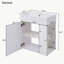 Meuble-lavabo flottant moderne 21,6 pouces