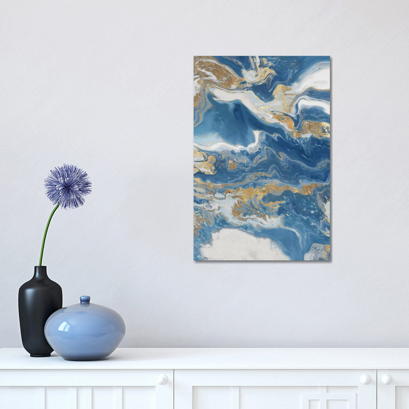 Fluid Memories I by Eva Watts - Wrapped Canvas Print, 30.48 cm H x 45.72 cm W