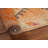 Orange Geometric Oushak Oriental Runner Rug 3x13