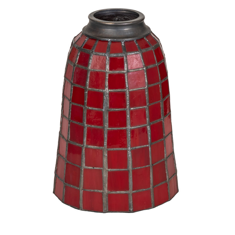 5" Wide Terra Roja Shade, Red