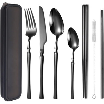 Winston Porter Kardo Stainless Steel Flatware Set
