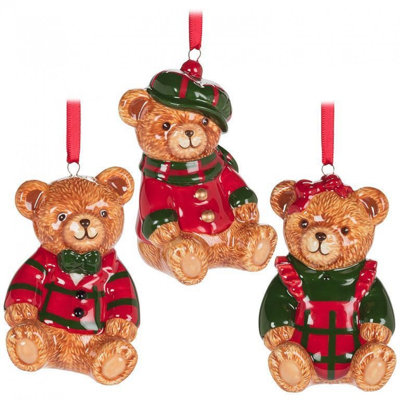 Dress Up Bear Ornament
