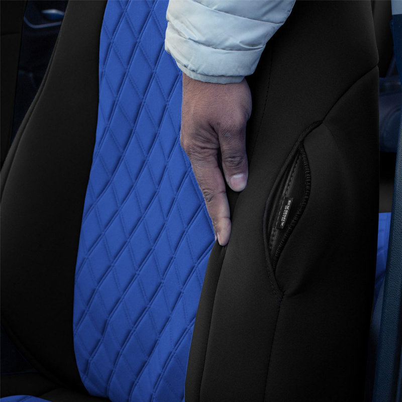Elastic Automobile Cover By FH Group, Blue