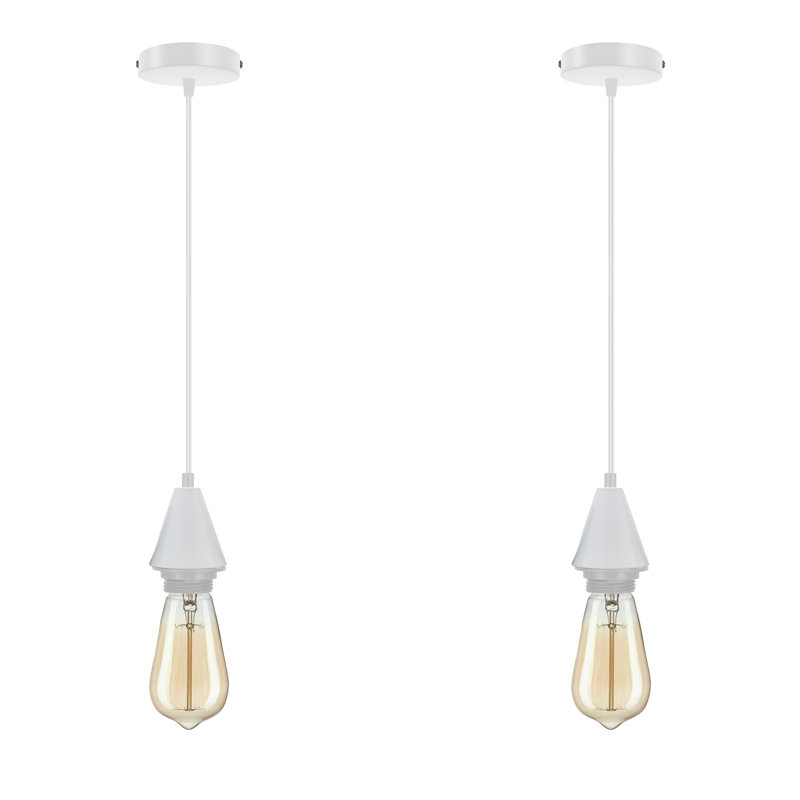 Luyster 2 - Light Single Pendant, No, White
