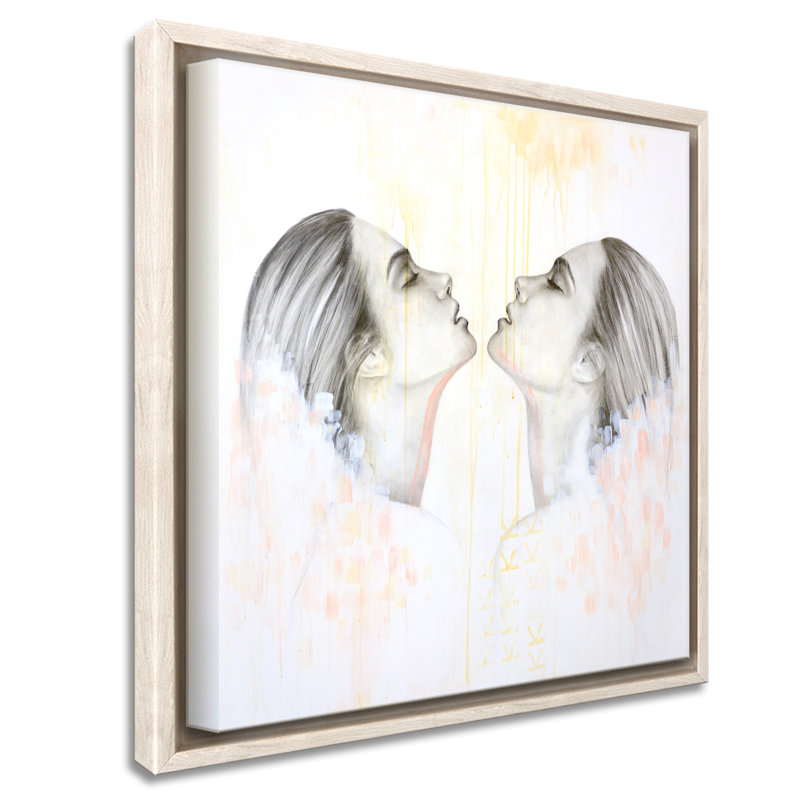 Classic Elegance Surrender II by  - Floater Frame Print on Canvas, 20" H x 20" W x 2.5" D