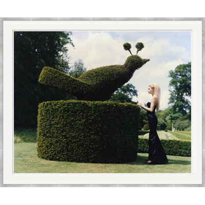 Arthur Elgort Kirsty Hume, In Long Black Dress by Arthur Elgort - Single Picture Frame Giclee Print