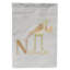 Alphabet n pour nightingale 2 côtés en polyester 15 x 11 po drapeau de jardin