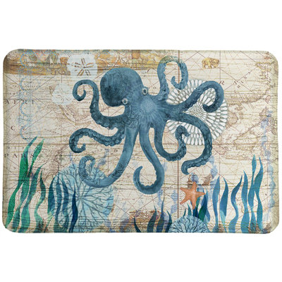 Sherer Bay Octopus Memory Foam Rug