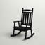 Chaise berçante en bois massif Beda Classic-1631741187