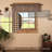 Dissay Cotton Plaid Tailored Window Valance-1893335558