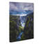 Cliffs Of Iceland - Wrapped Canvas Painting-56634182