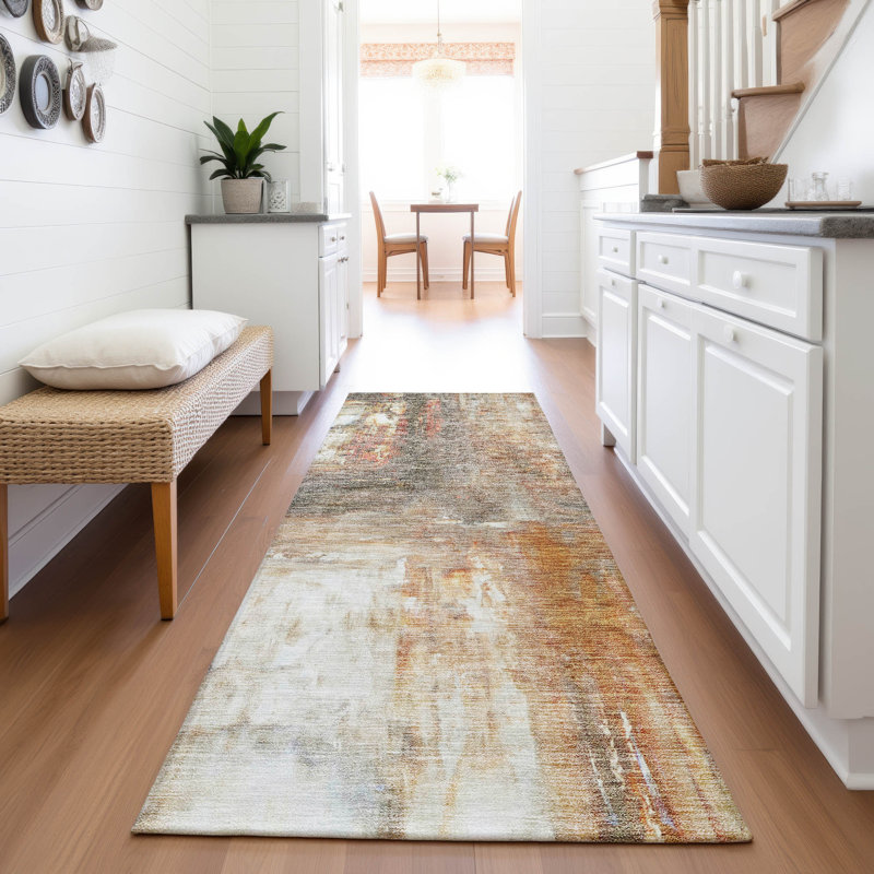 Premium Machine Washable Katelyn AMF1095 Modern Rug, Runner 2'3" x 7'6"