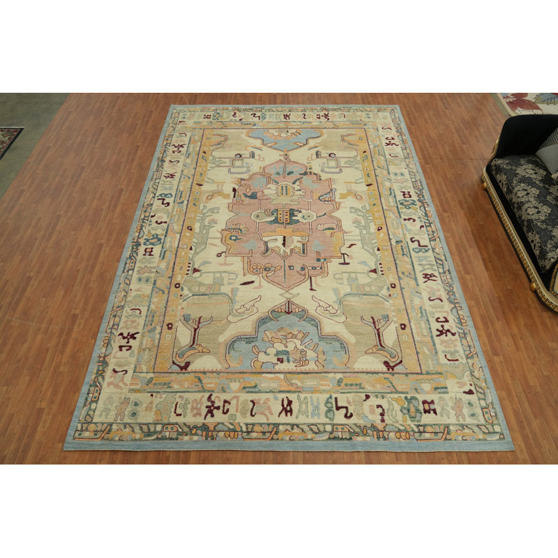 Tapis géométrique Oushak