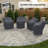 Aliyani Wicker Outdoor Swivel Patio Chair Covers