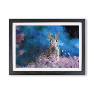 Curious Hare - Framed Print