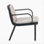 Fauteuil club d'extérieur en polypropylène Luna, ensemble de 2-201573460