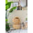 Cement Round Water Fountain - 21.7" x 21.7" x 34.3" - Cream