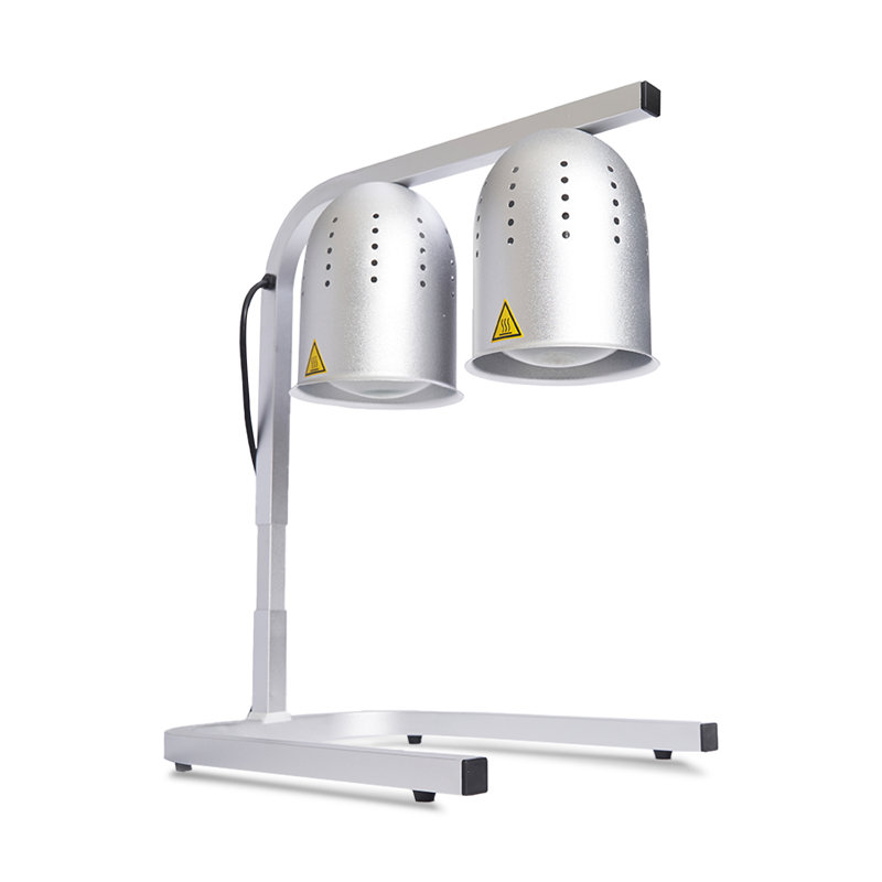 Bande chauffante et lampes chauffantes en aluminium, Argent