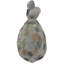 Grey Mosaic Polyresin Turtle w/Solar Eyes 14.5"H