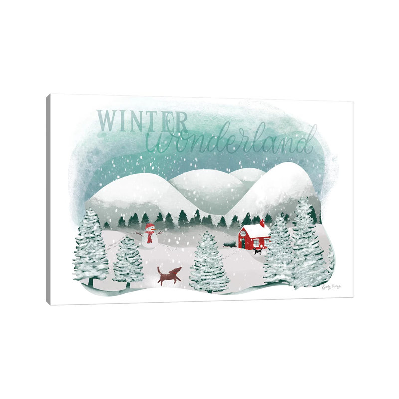 Winter Wonderland I by Becky Thorns - Wrapped Canvas Print, 66.04 cm H x 45.72 cm W x 1.91 cm D
