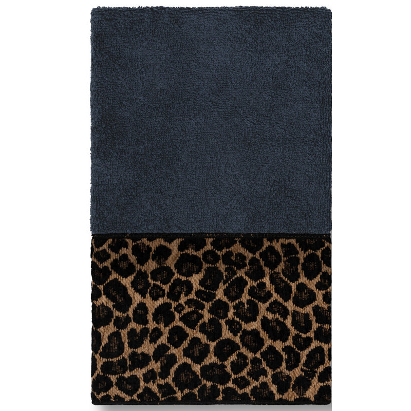 Spots Midweight Hand Towel, Midnight Blue