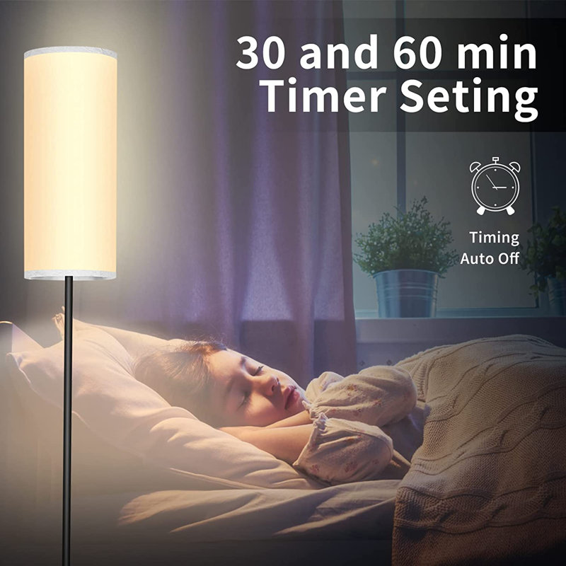 Corelli 64.96'' LED Traditional Floor Lamp, Black