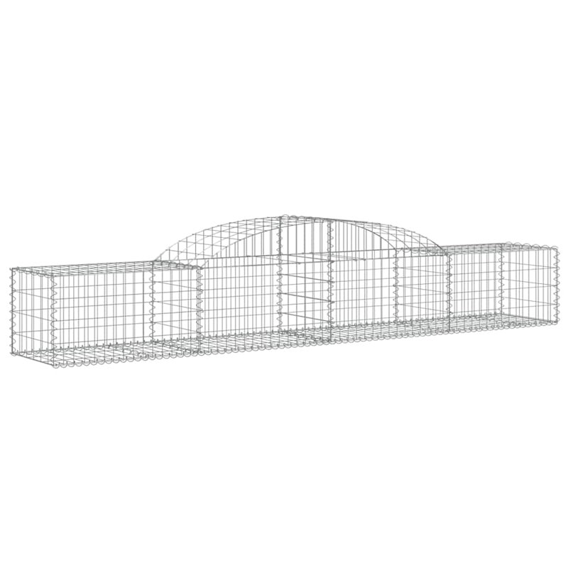 Briceida Silver Galvanised Iron, 60cm H x 300cm W x 50cm D