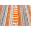 Kilim Boho orange 5 pi 1 po x 8 pi 2 po