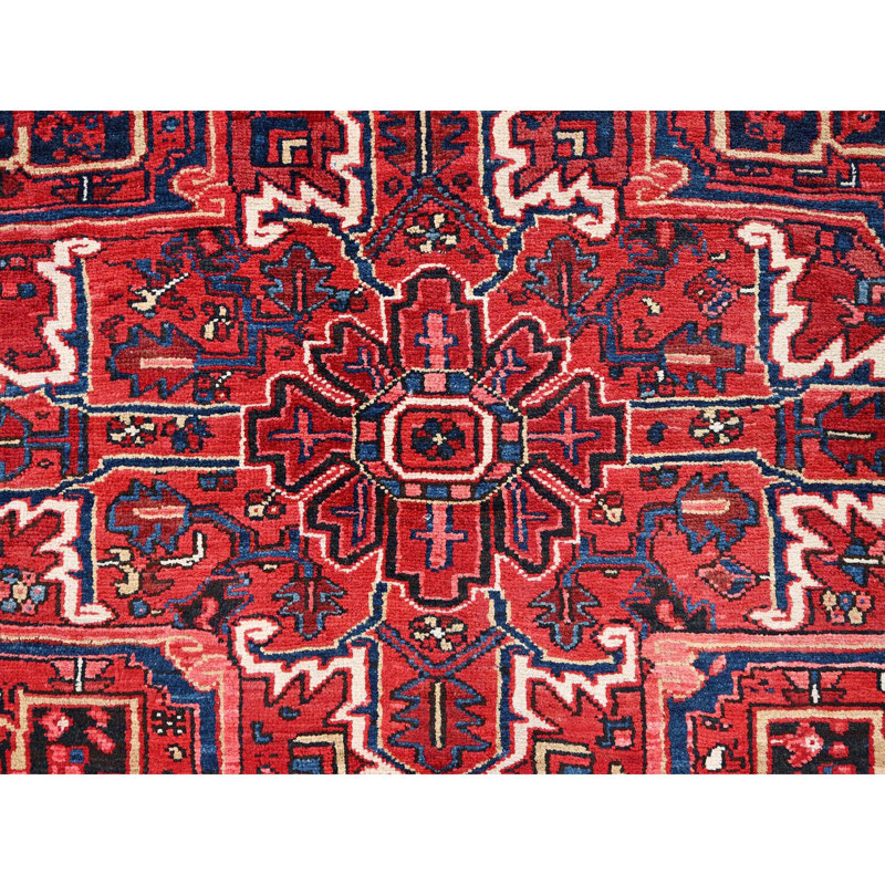 Ziarre One-of-a-Kind 9'6" X 13'6" 1960s Wool Area Rug