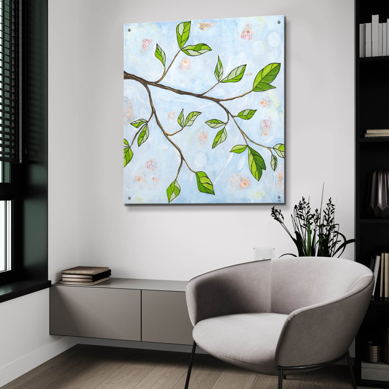 Art mural en verre Winston Porter, H 36 po x l 36 po x P 0,2 po