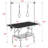 69.7'' H x 46.5'' W x 24'' D Adjustable and Foldable Dog Folding Grooming Table-63246034