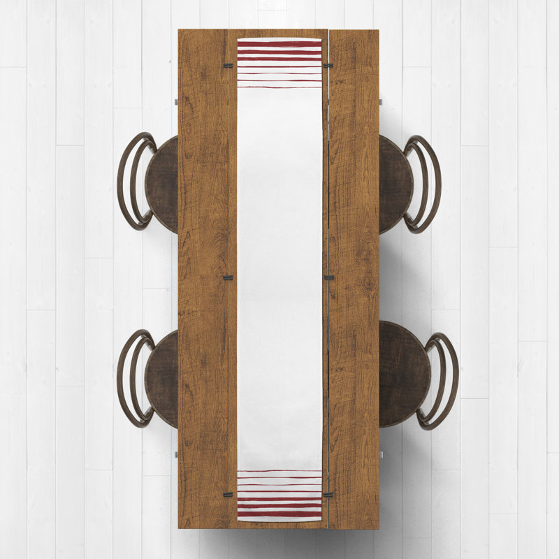 Dylon Table Runner, Red, 90" x 16"