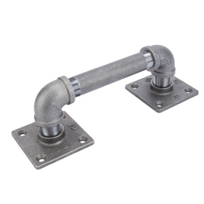 Heavy Duty Industrial Pipe Barn Door Handle 11"
