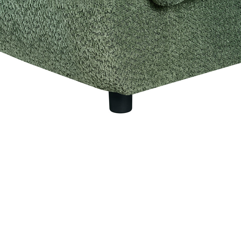Canapé courbé 98,5 po Mareno, Vert