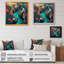 «South American Villagers by the River», reproduction sur toile-87371775-110955533