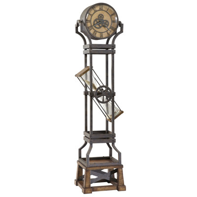 Hourglass Grandfather Clock