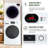 Equator Compact Stackable Laundry Washer Ew 822 1.57cf + Dryer Ed 848 2.6cf 110v
