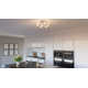 Optimist 9 Light Glass Semi Flush Mount