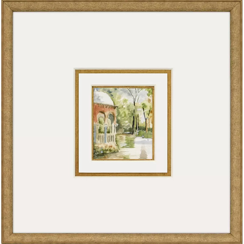 Fountains II Framed Art