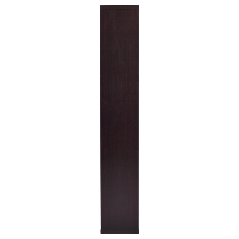 Theo 71-Inch 6-Shelf Bookshelf, Brown