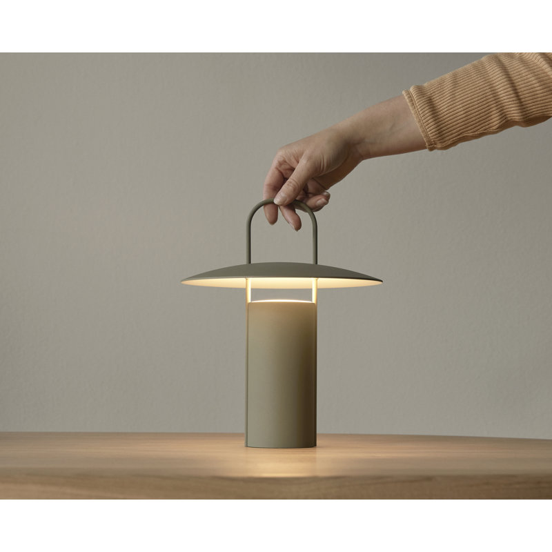 Ray LED Table Lamp, Dusty Green