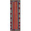Tapis géométrique Kilim 3 x 11